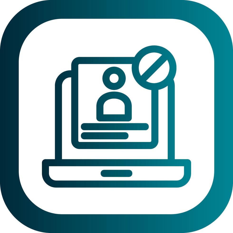 Unauthorized Vector Icon Design