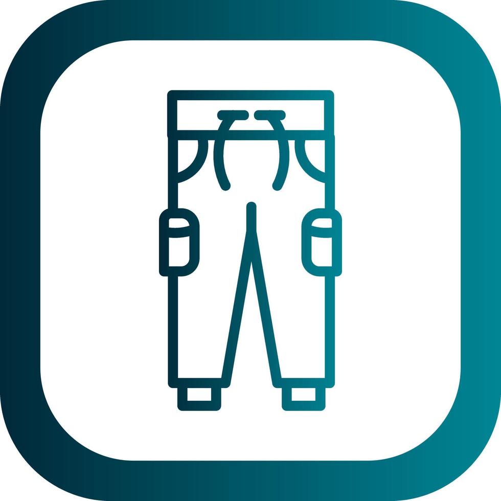 Trouser Vector Icon Design