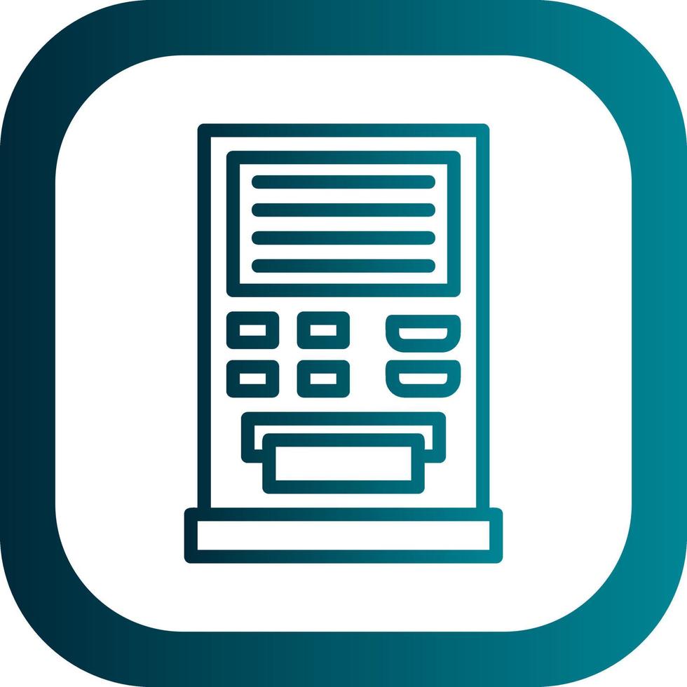 Cash Withdrawal Vector Icon Design