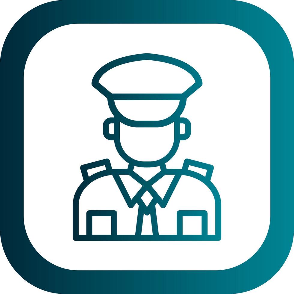 Policeman Vector Icon Design
