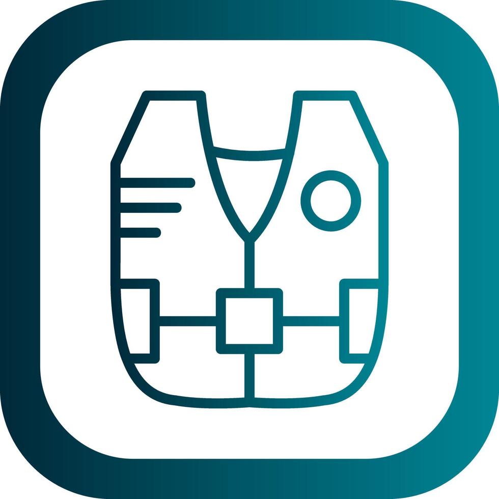 Life Jacket Vector Icon Design