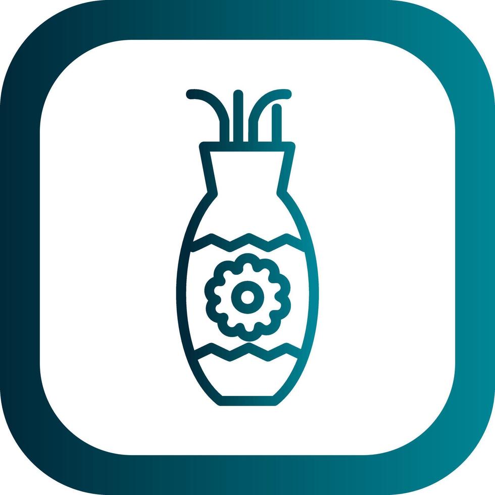 Vase Vector Icon Design