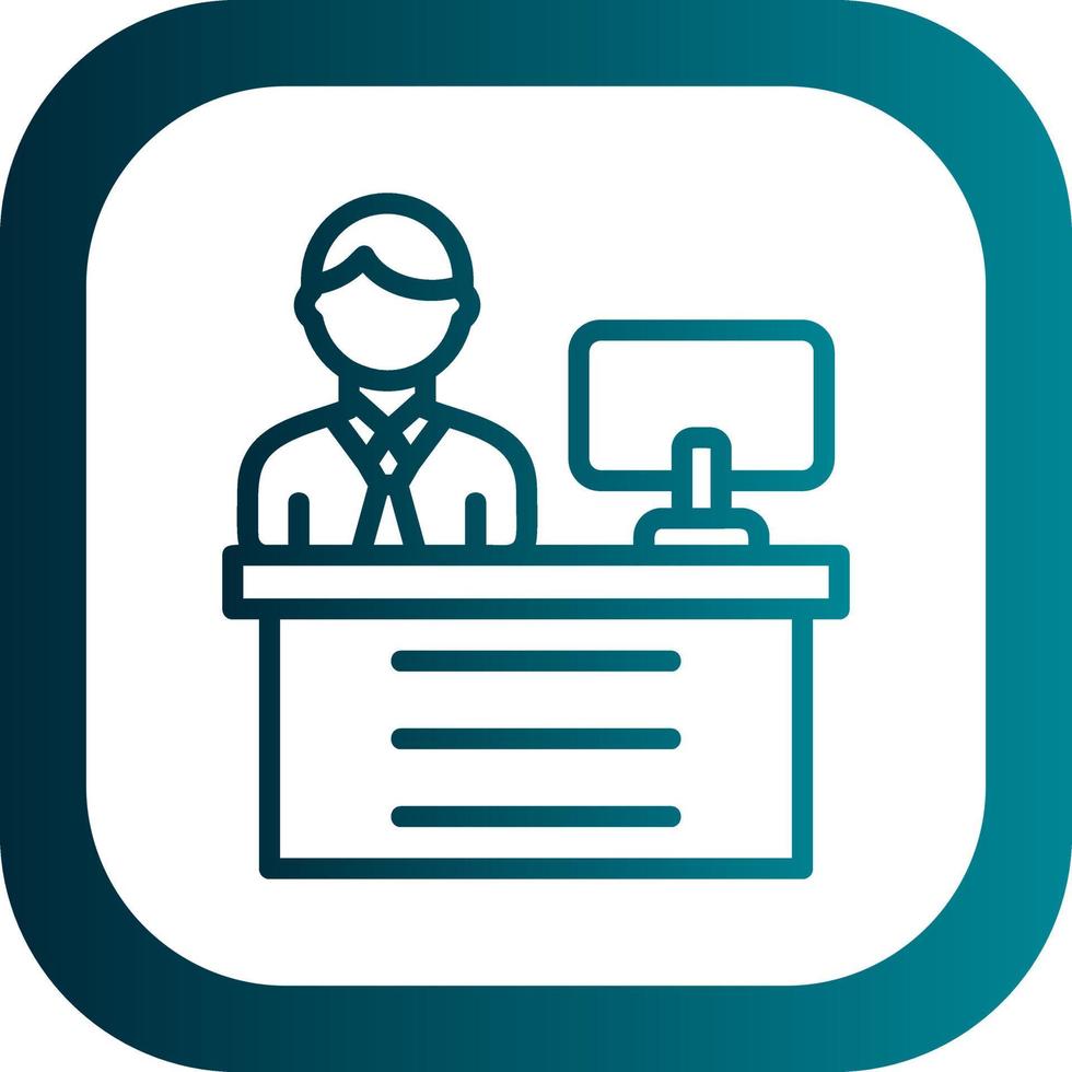 Reception Vector Icon Design