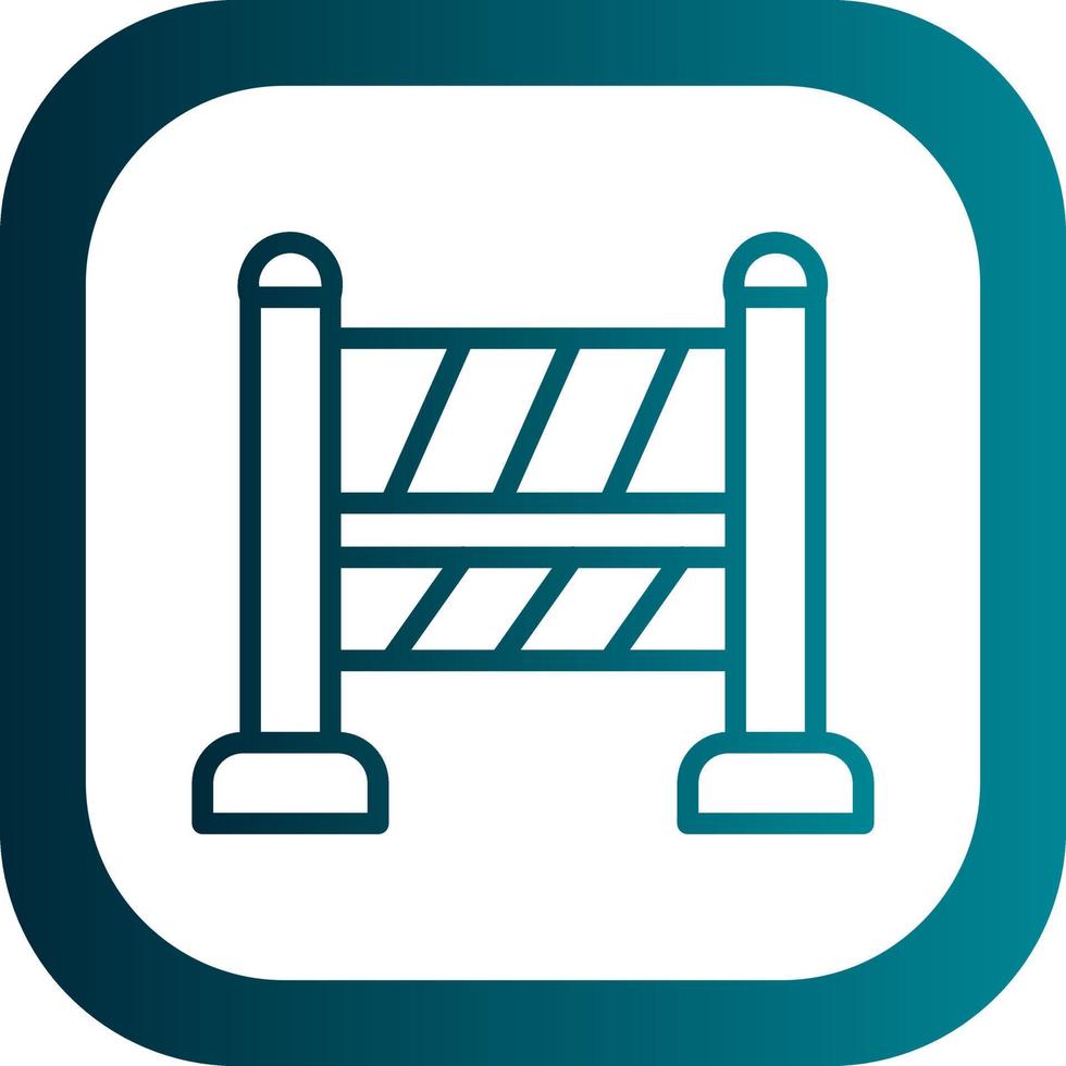 Road Block Vector Icon Design