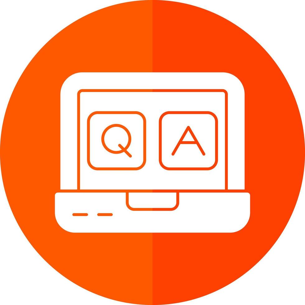 QA Vector Icon Design