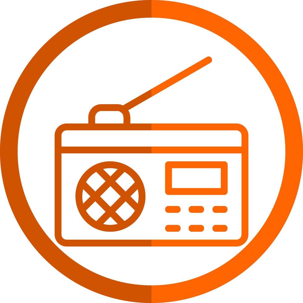 Radio Vector Icon Design