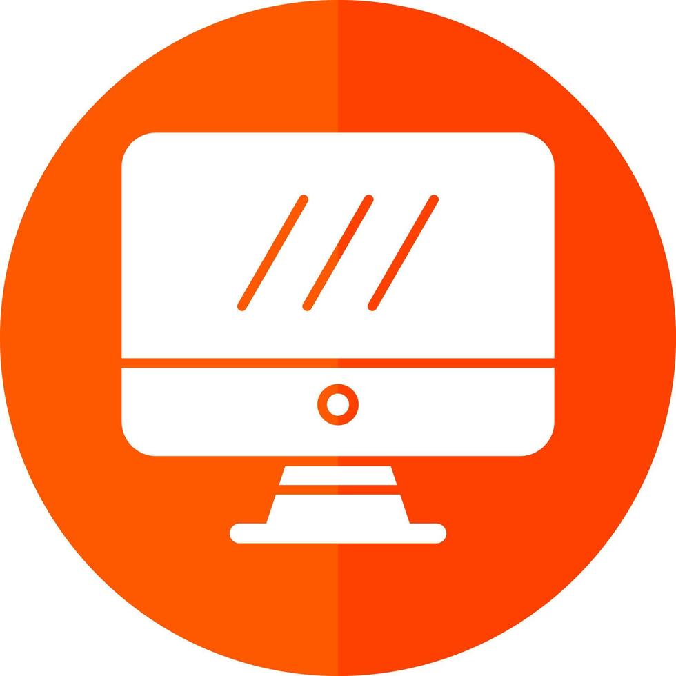 Monitor Screen Vector Icon Design