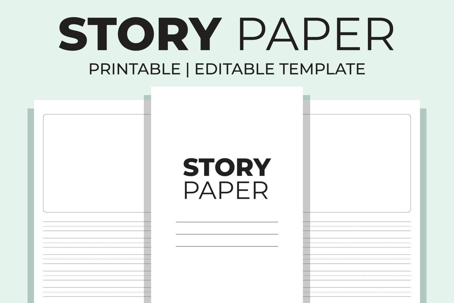 Story Paper Interior vector