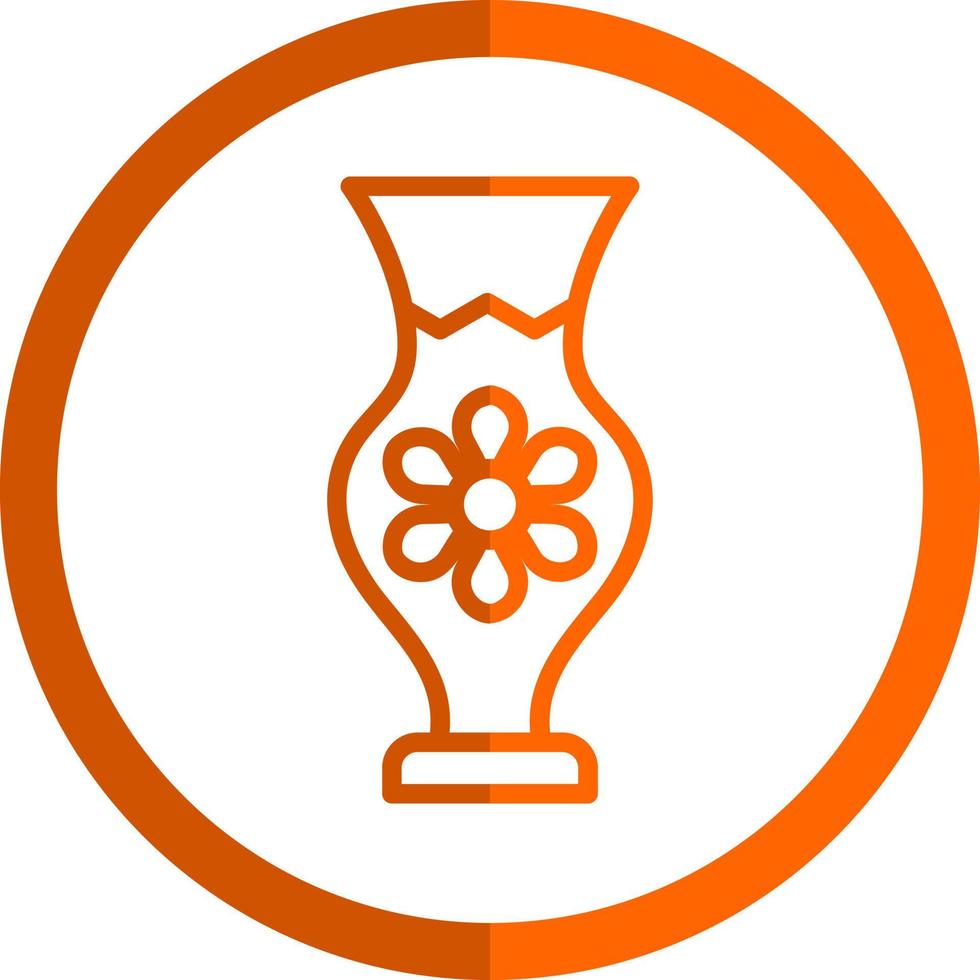 Vase Vector Icon Design
