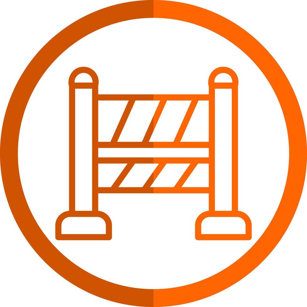 Road Block Vector Icon Design