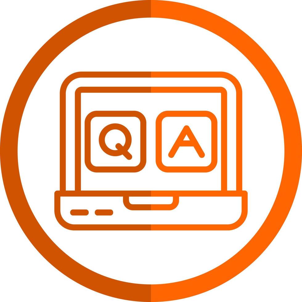 QA Vector Icon Design
