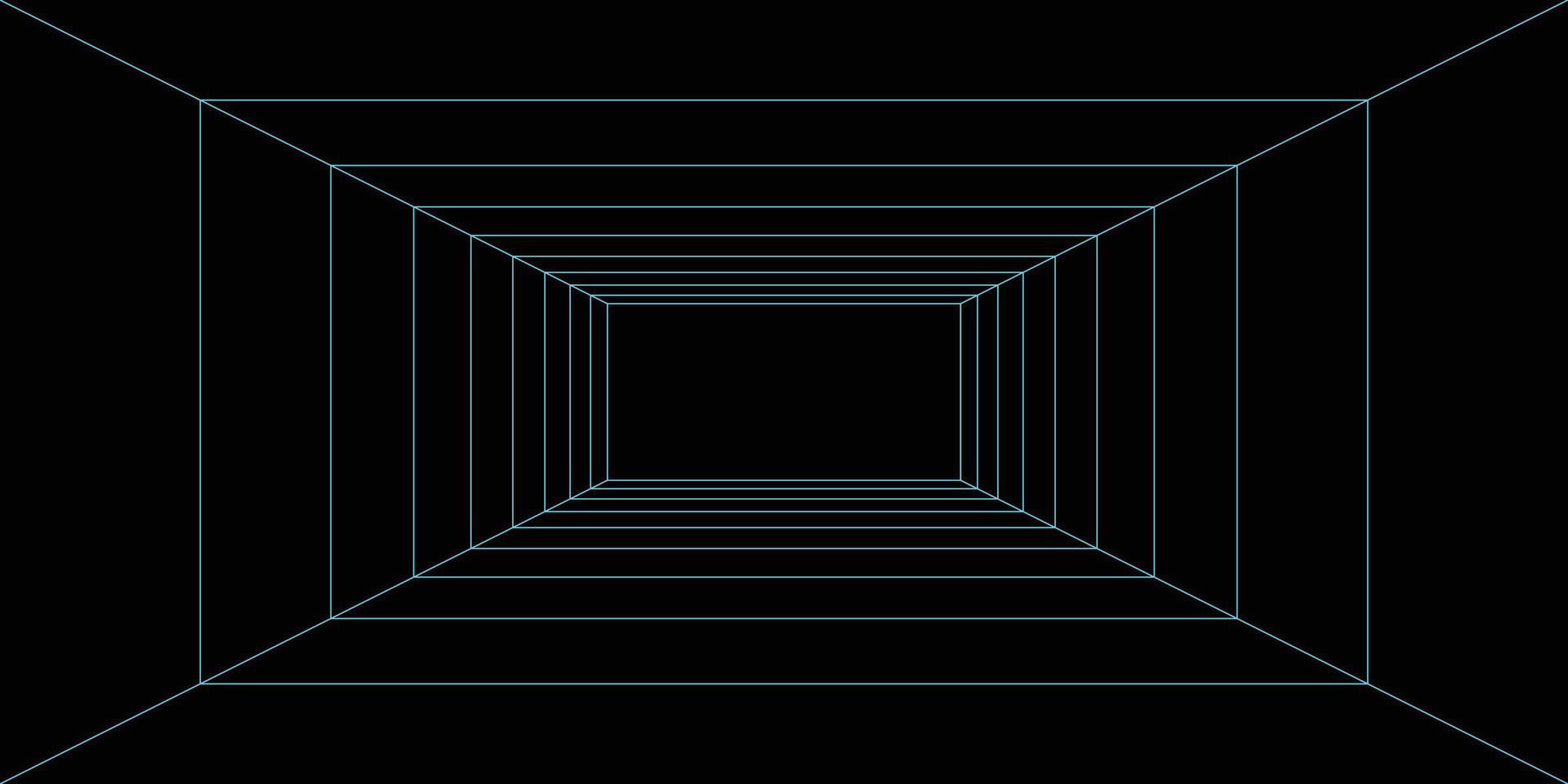 3d tunnel in digital technology style for background vector