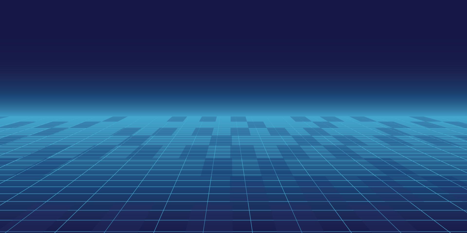 danza piso en futurista retro estilo vector