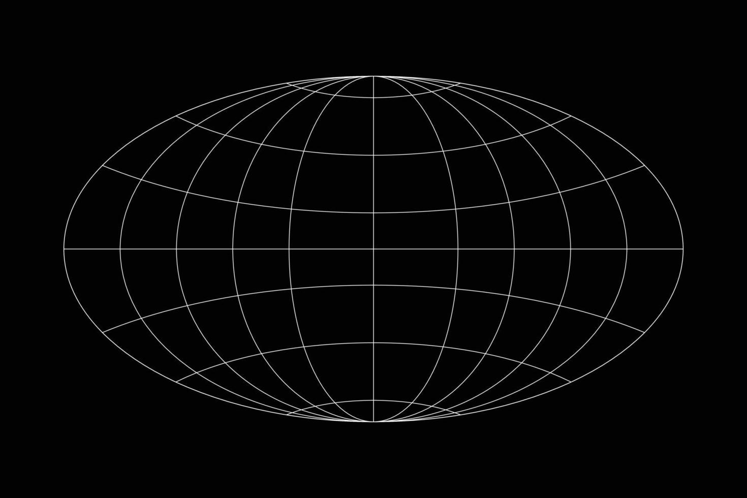 World symbol for retro futuristic element vector