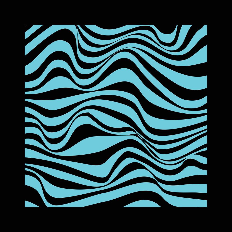 abstract liquid waves design element vector