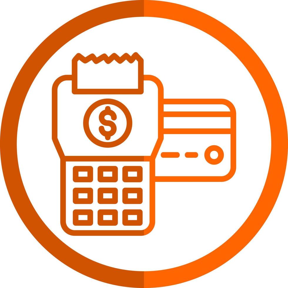 Pos Terminal Vector Icon Design