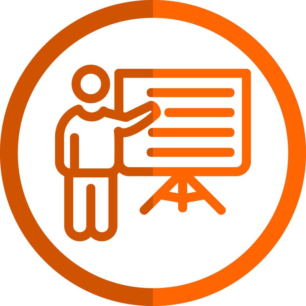 Presentation Vector Icon Design
