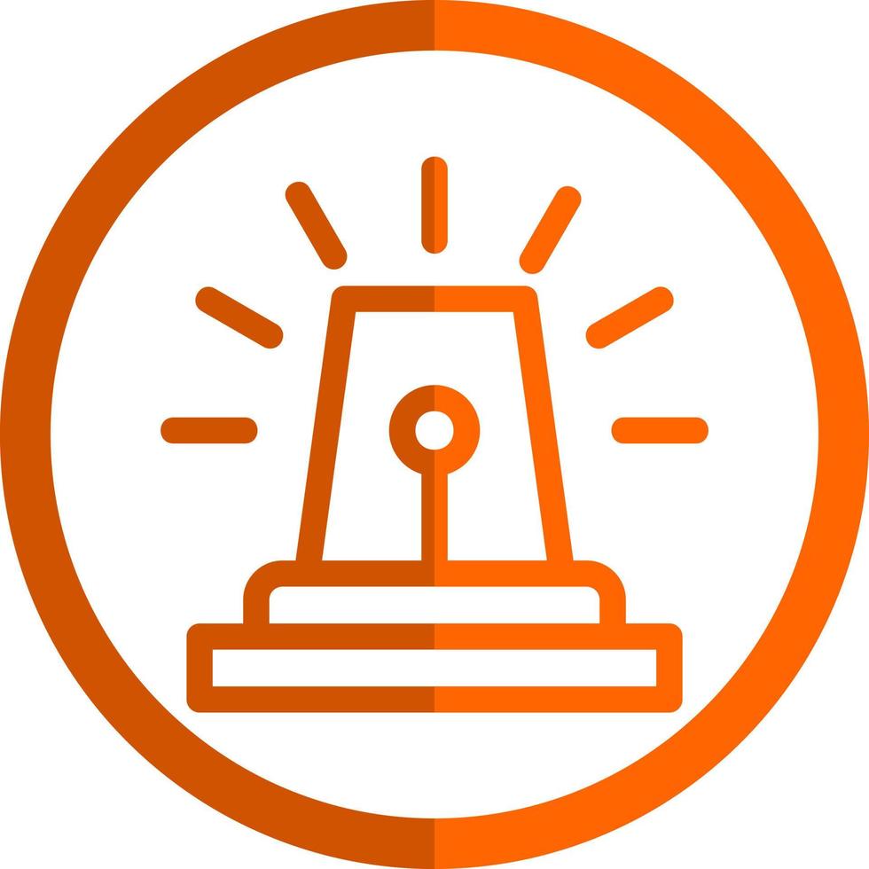 Security Alarm Vector Icon Design
