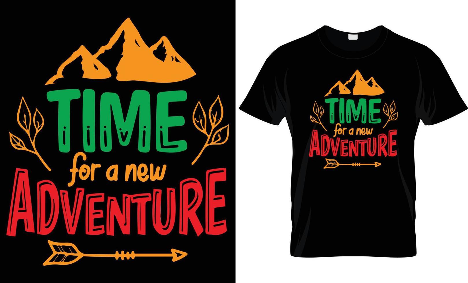 Hiking T - Shirt Design vector