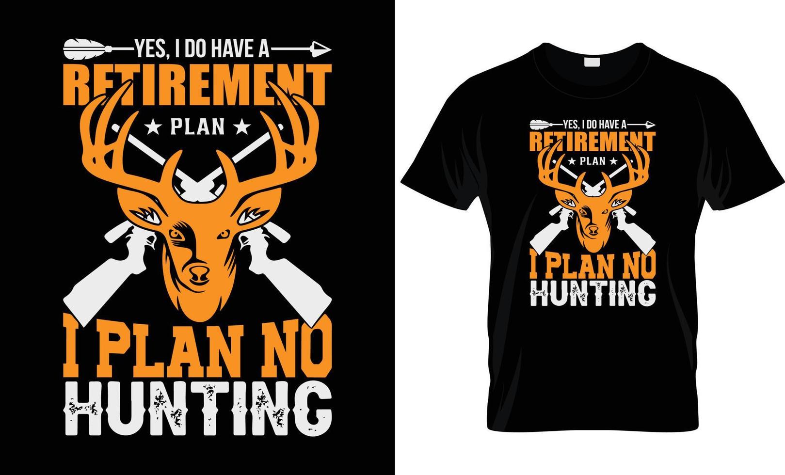 HUNTING T - SHIRT DESIGN vector