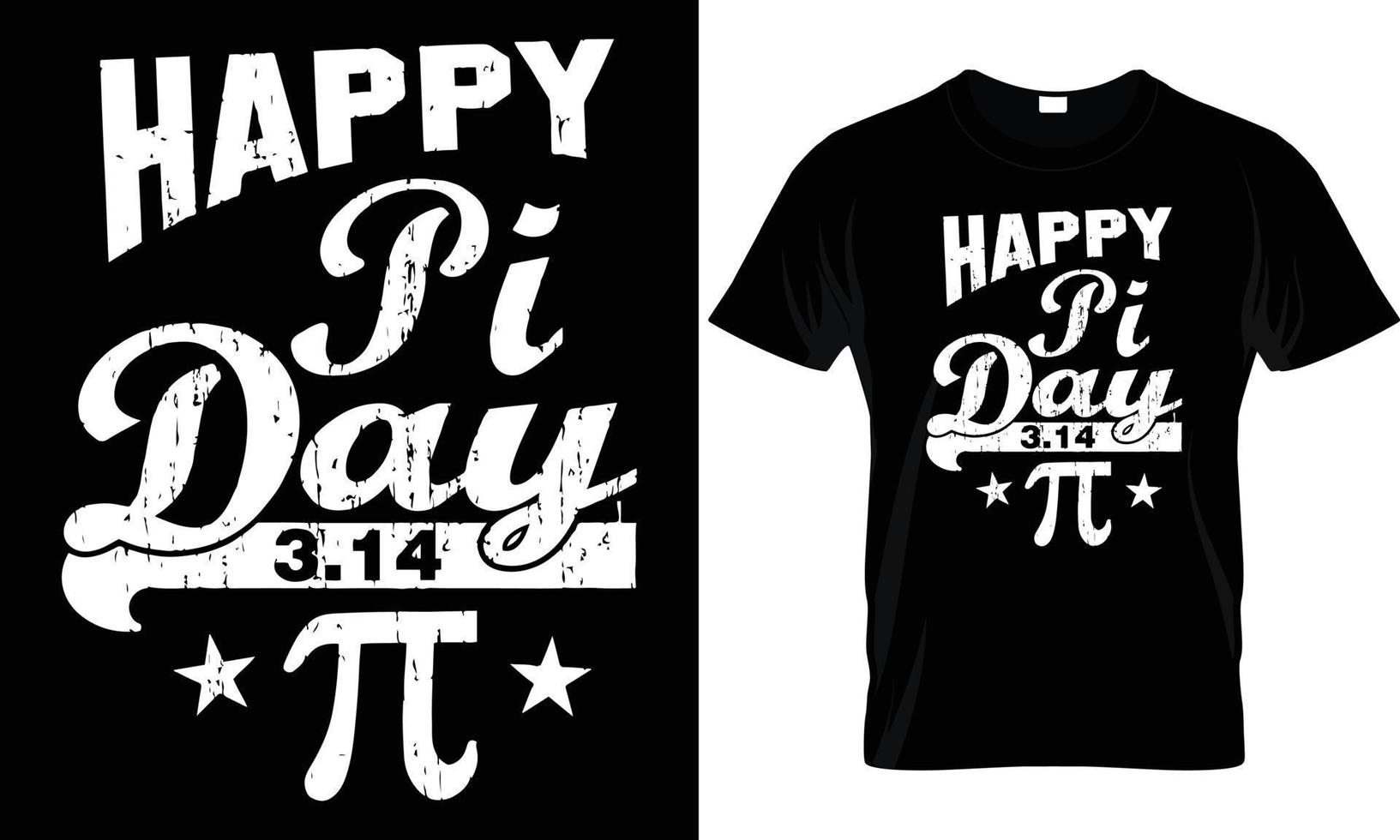 Pi día t - camisa diseño vector