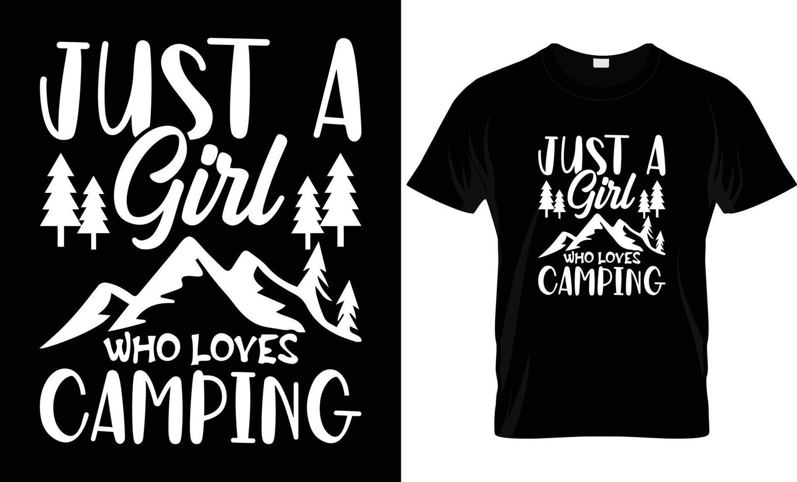 Hiking T - Shirt Design vector