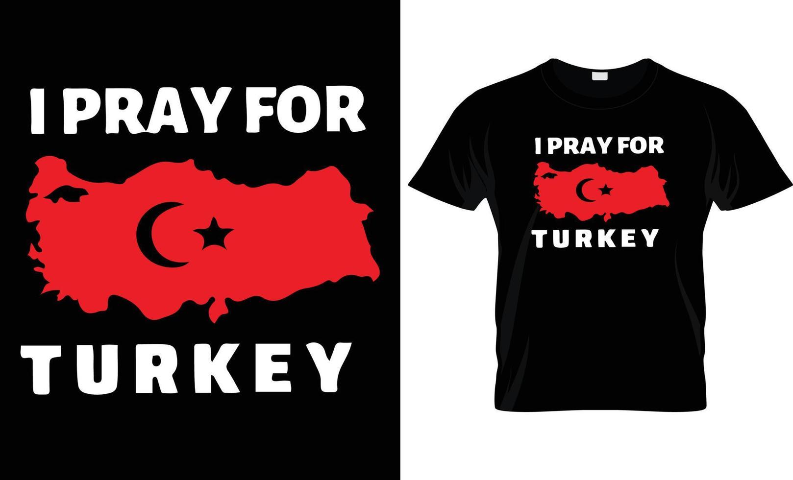 TURKIYE T - SHIRT DESIGN vector