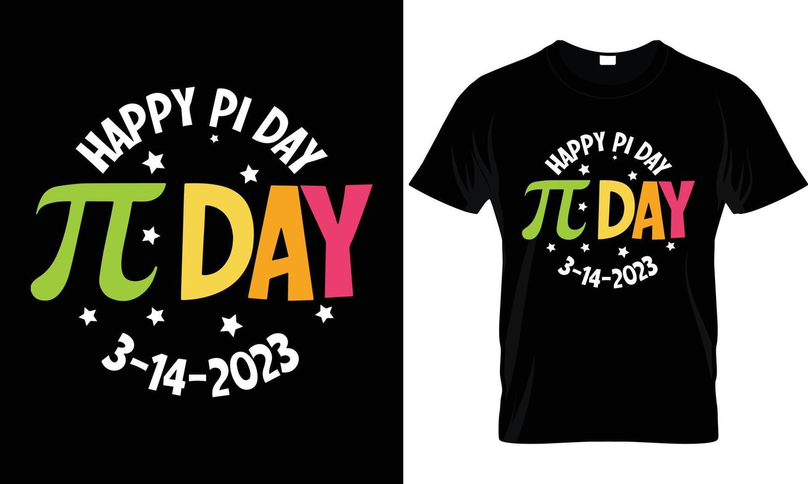 PI DAY T - SHIRT DESIGN vector