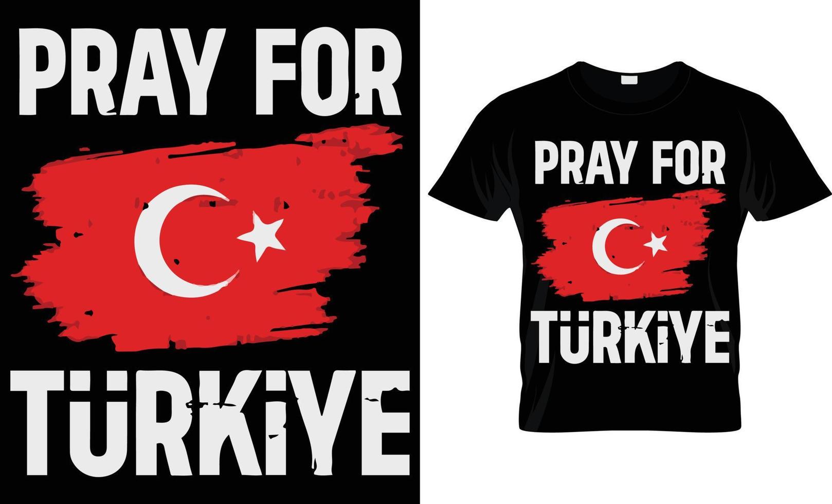 TURKIYE T - SHIRT DESIGN vector
