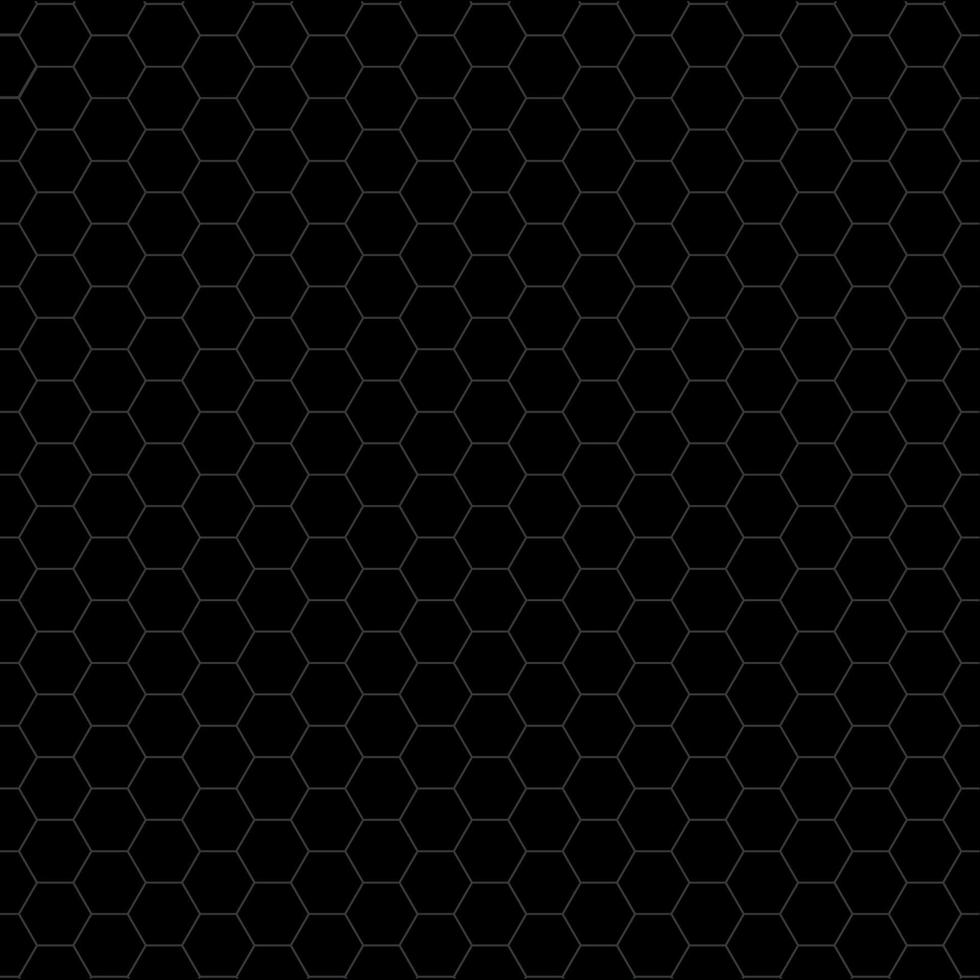 Dark hexagon pattern vector background
