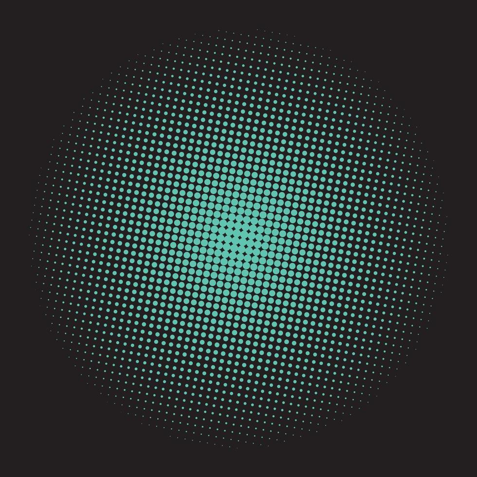 Free vector abstract round halftone design