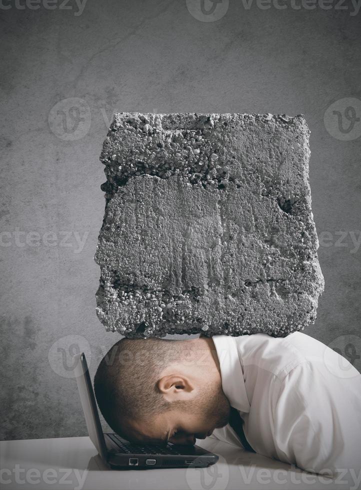 Stress at work photo