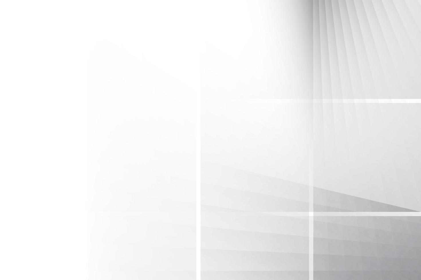 Abstract  white and gray color, modern design background with geometric shape. Vector illustration.