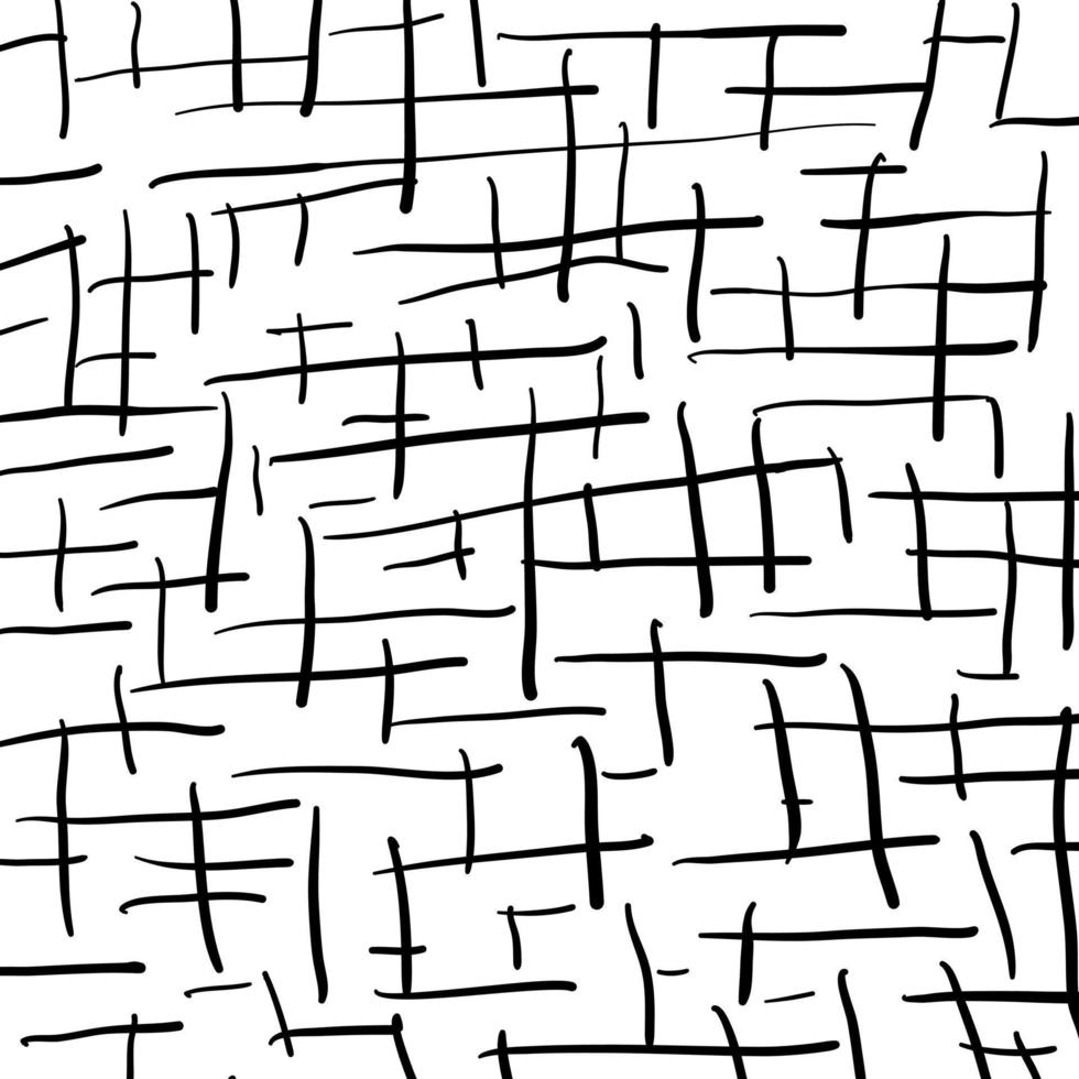 Seamless pattern with hand drawn brush strokes. Vector illustration.