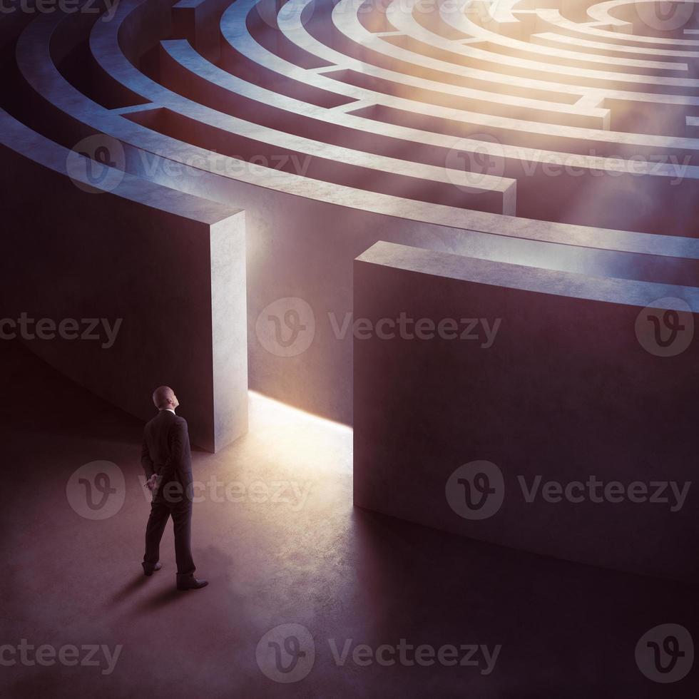 Entrance complicated maze photo