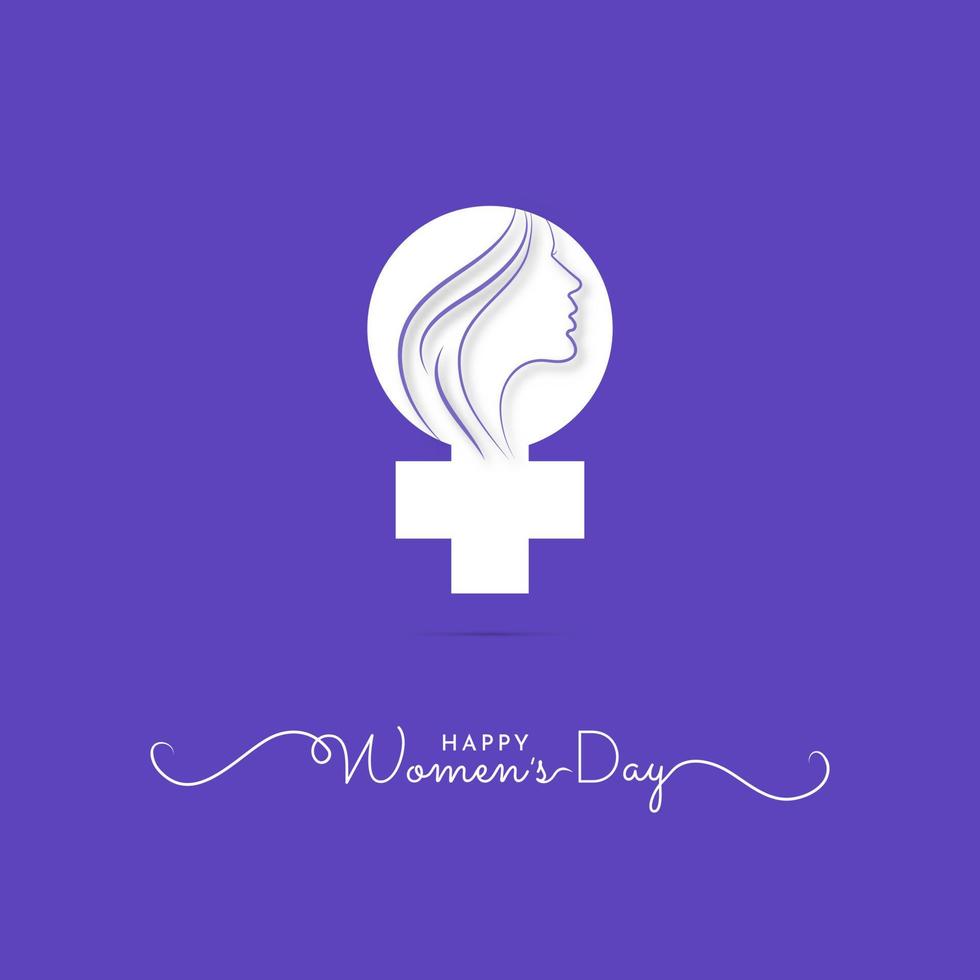 International Women's Day 8 March Social Media Post vector