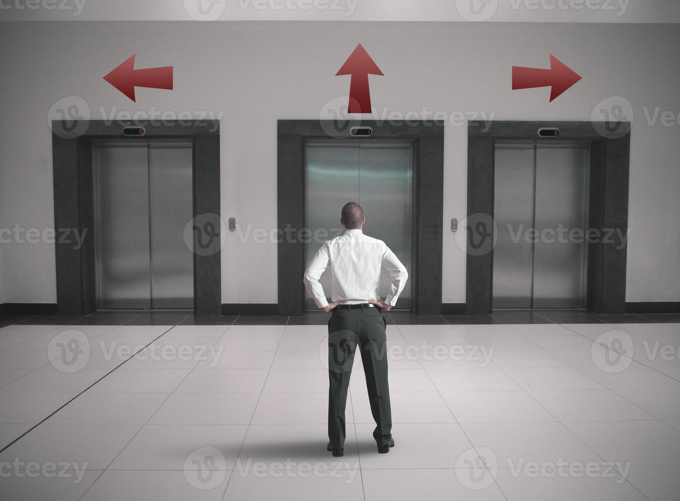 Choices of a businessman photo