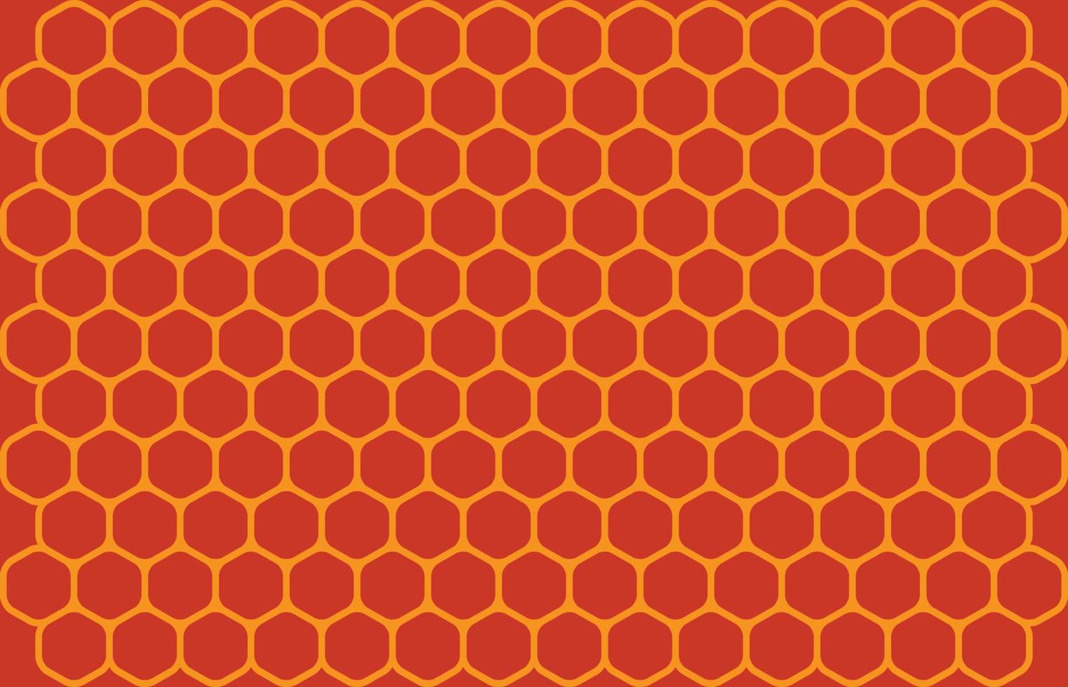 Yellow Honeycomb Background vector