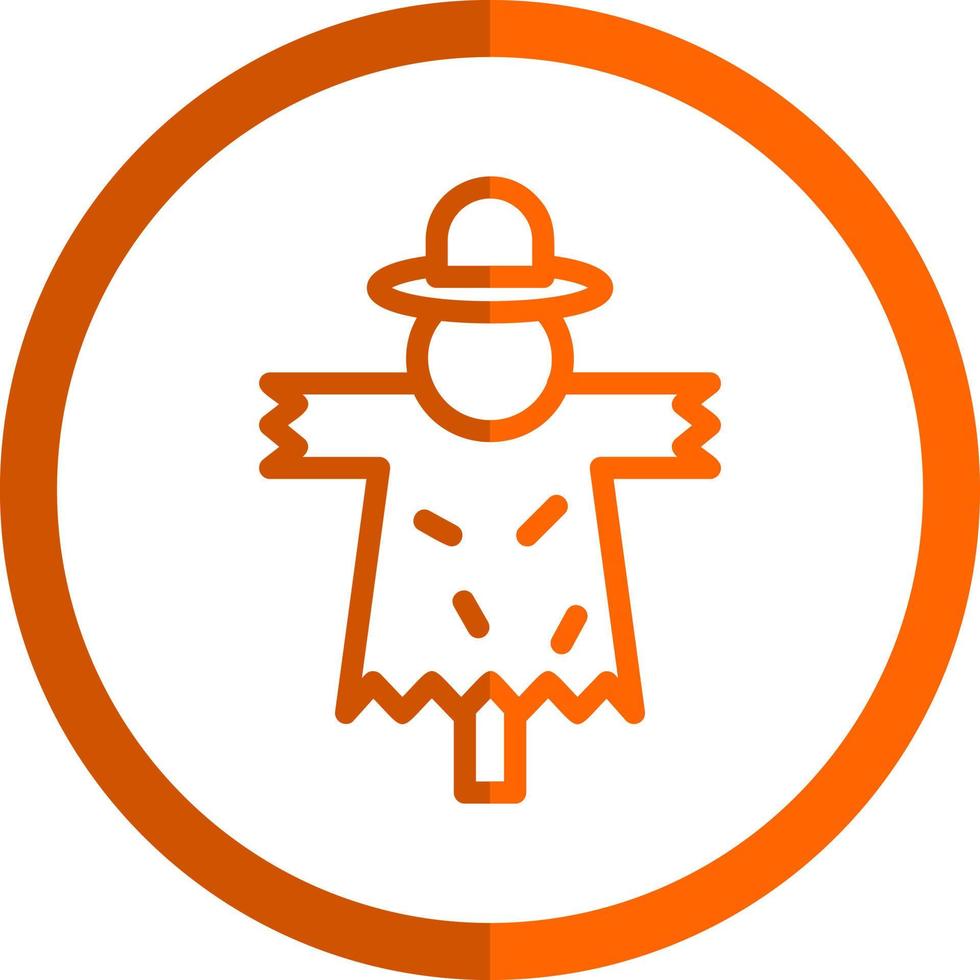 Scarecrow Vector Icon Design