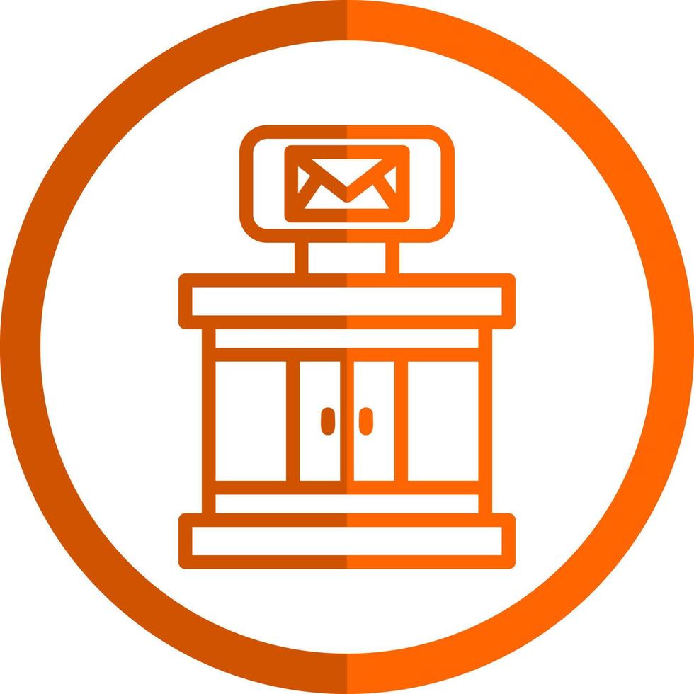 diseño de icono de vector de oficina de correos