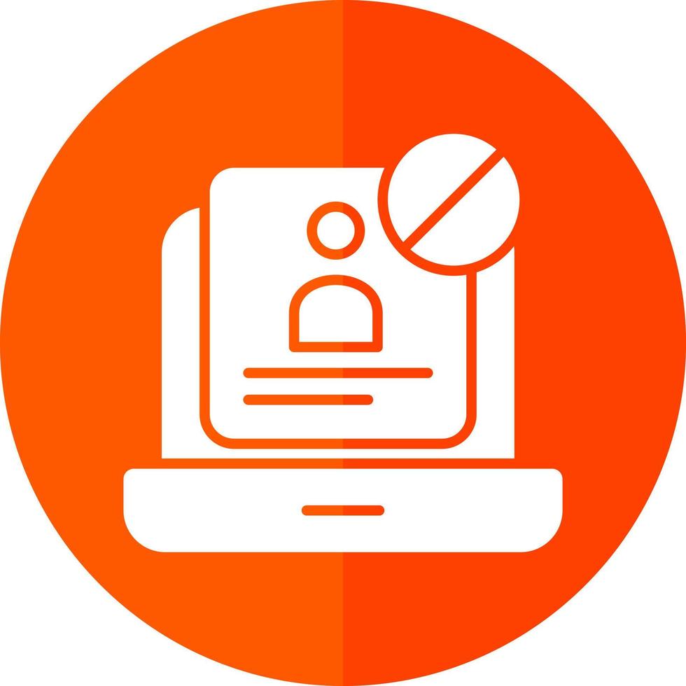 Unauthorized Vector Icon Design