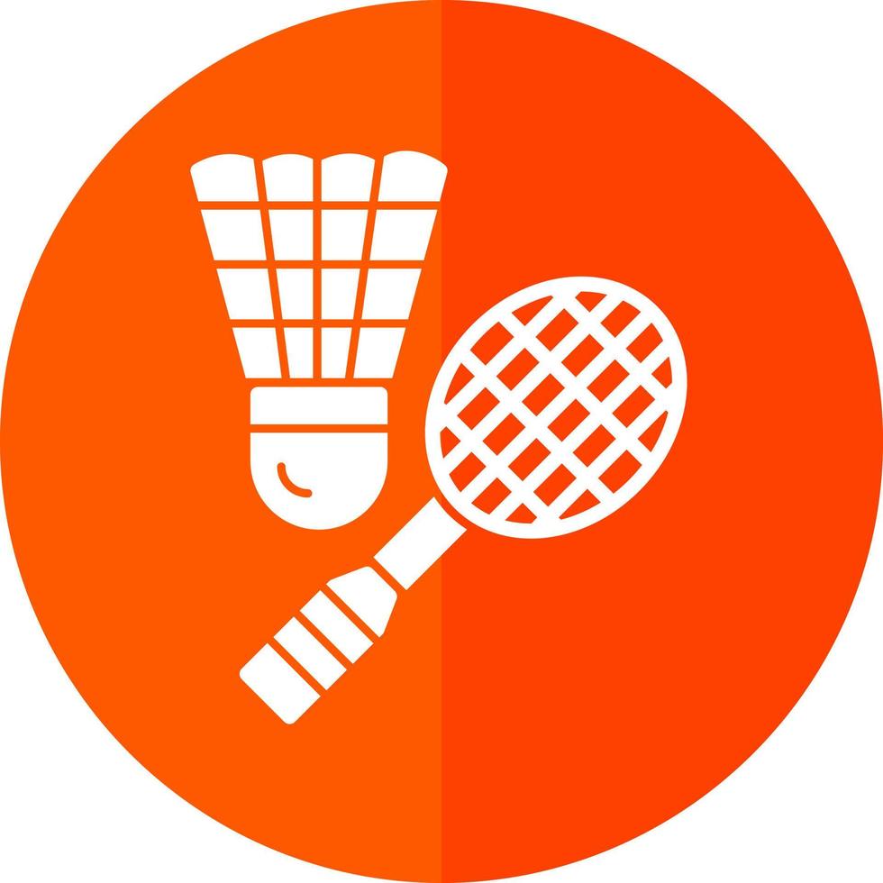 diseño de icono de vector de bádminton