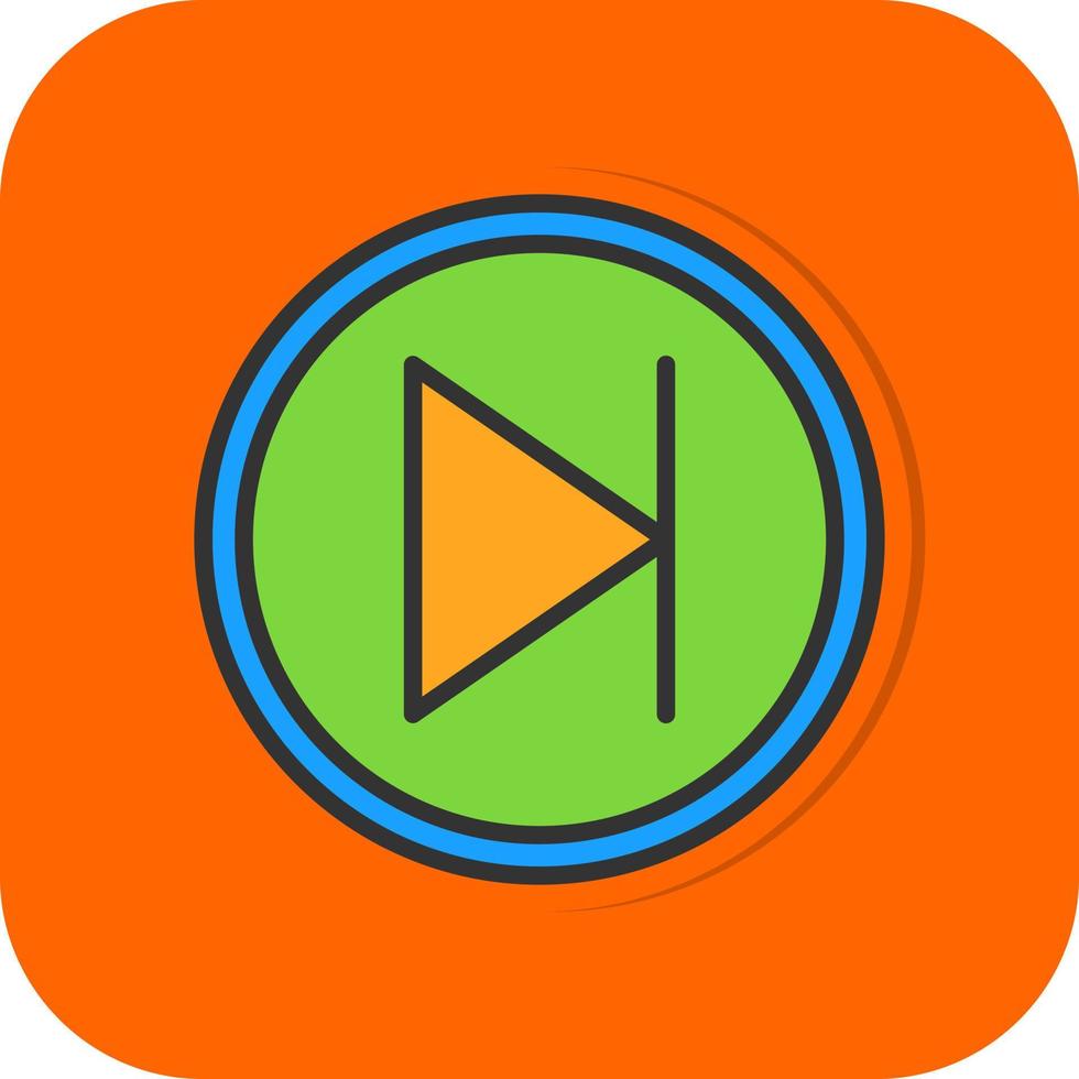 Next Button Vector Icon Design