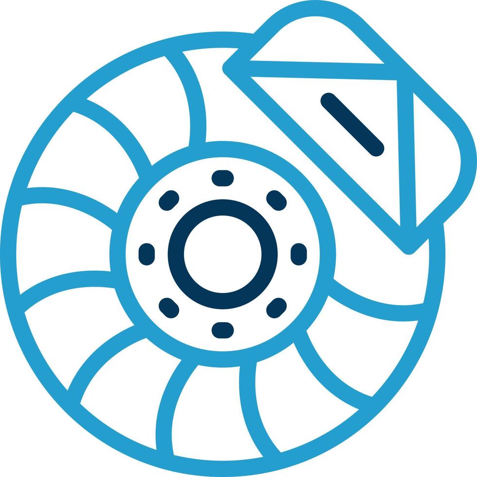 Brake Disc Vector Icon Design