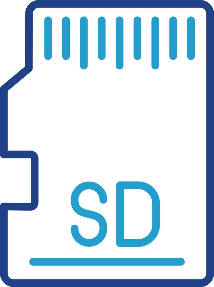 diseño de icono de vector de tarjeta sd