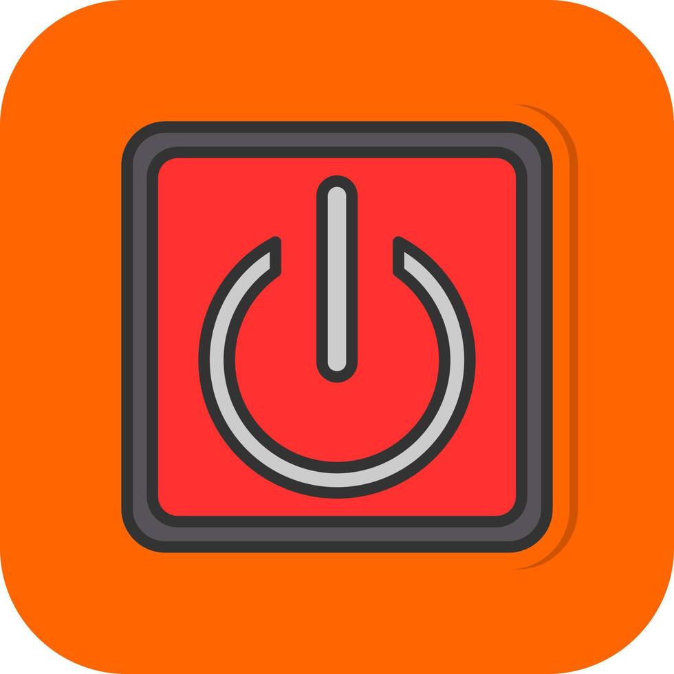 Power Button Vector Icon Design