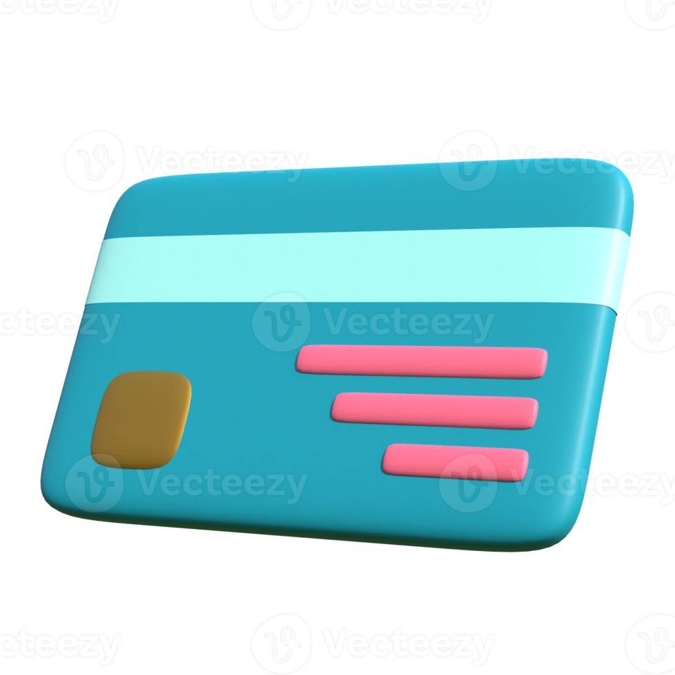 debit card on transparent background png