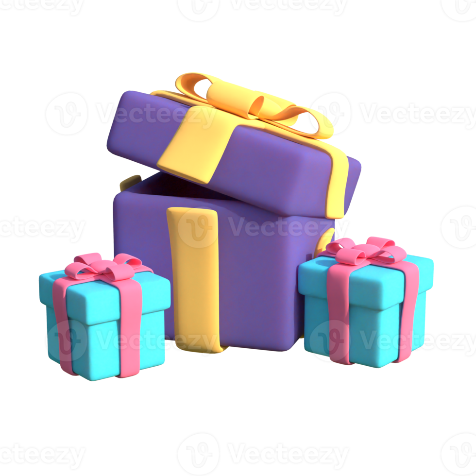 Gift Box on transparent background png