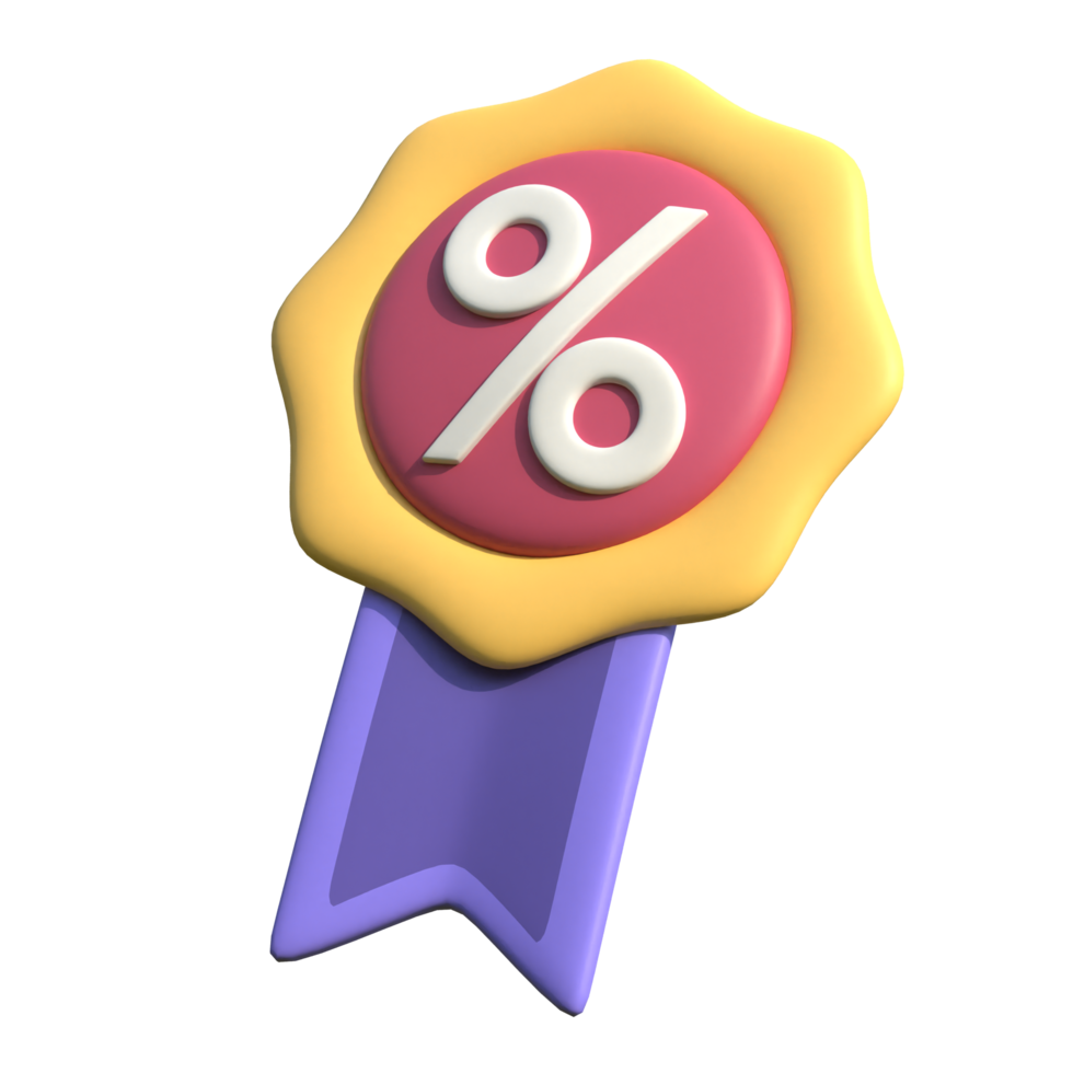 Discount Pin on transparent background png