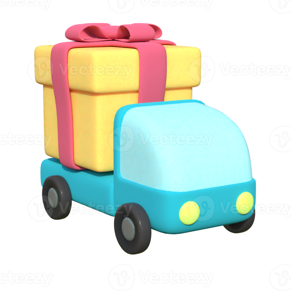 Gift Delivery on transparent background png